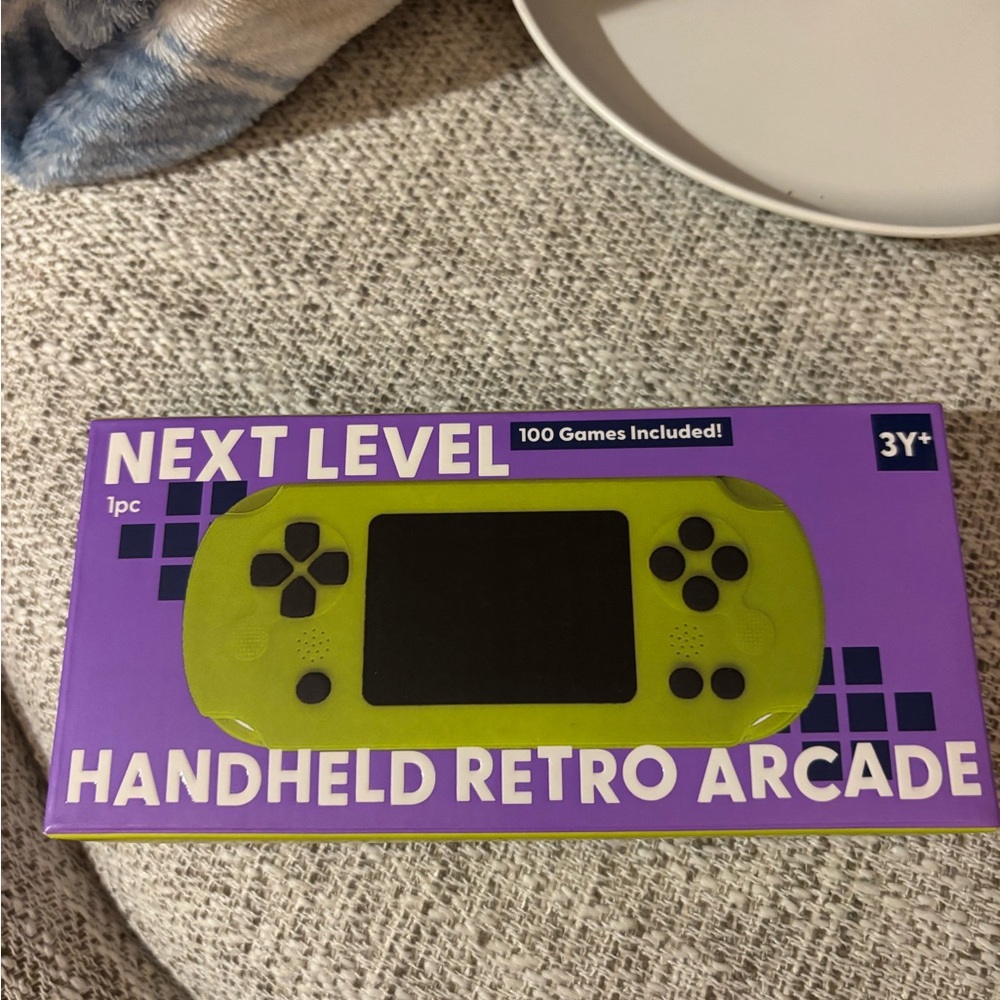 Adore Handheld‎ Retro Arcade - Lime Green and Purple